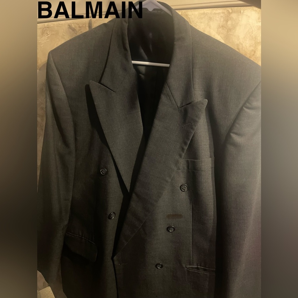 Pierre Balmain Blazer Blue Jacket 46R